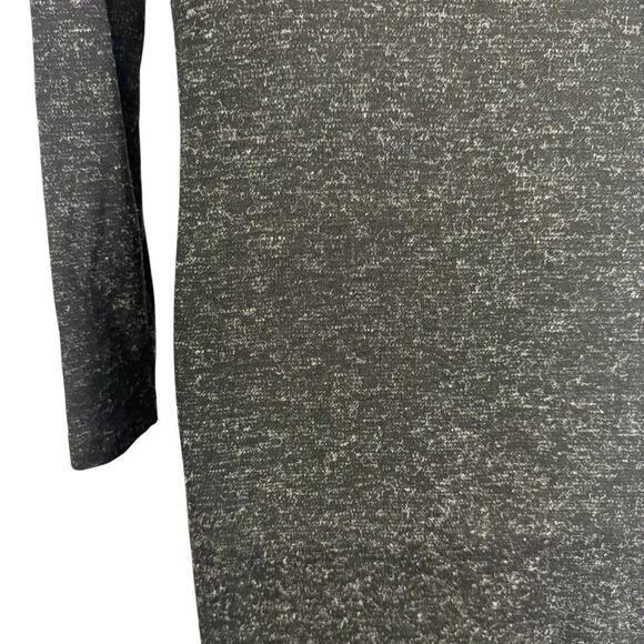 All That Jazz Vintage Button Up V-Neck Charcoal Gray Long Sleeve Dress Knit M - Picture 12 of 16